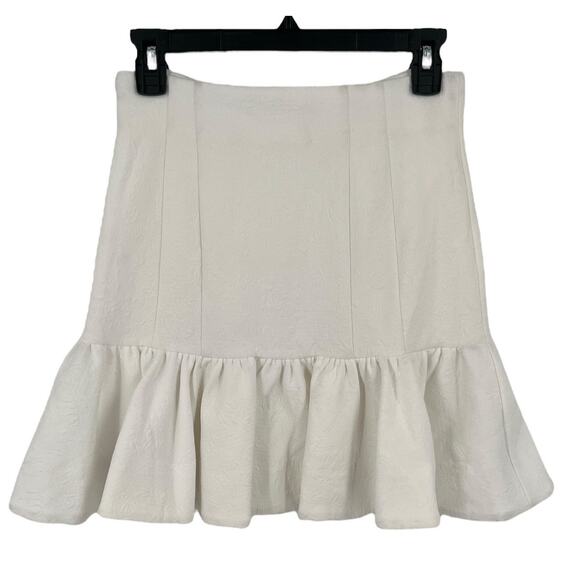 Veronica Beard Skirt Kemble miniskirt white size 2 - Picture 1 of 6